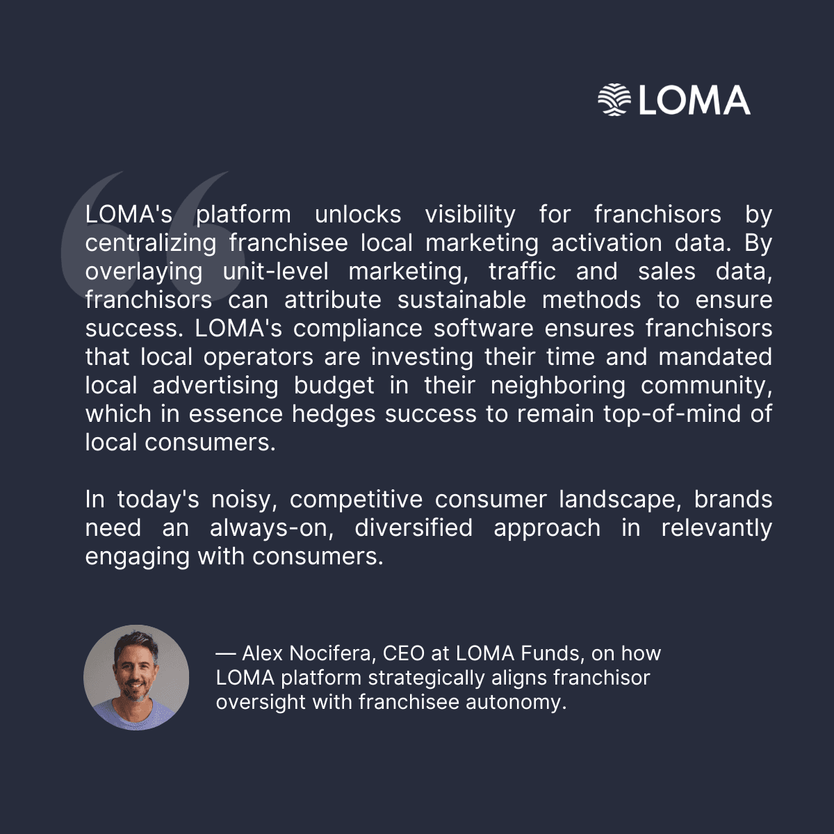 Quote from Alex Nocifera